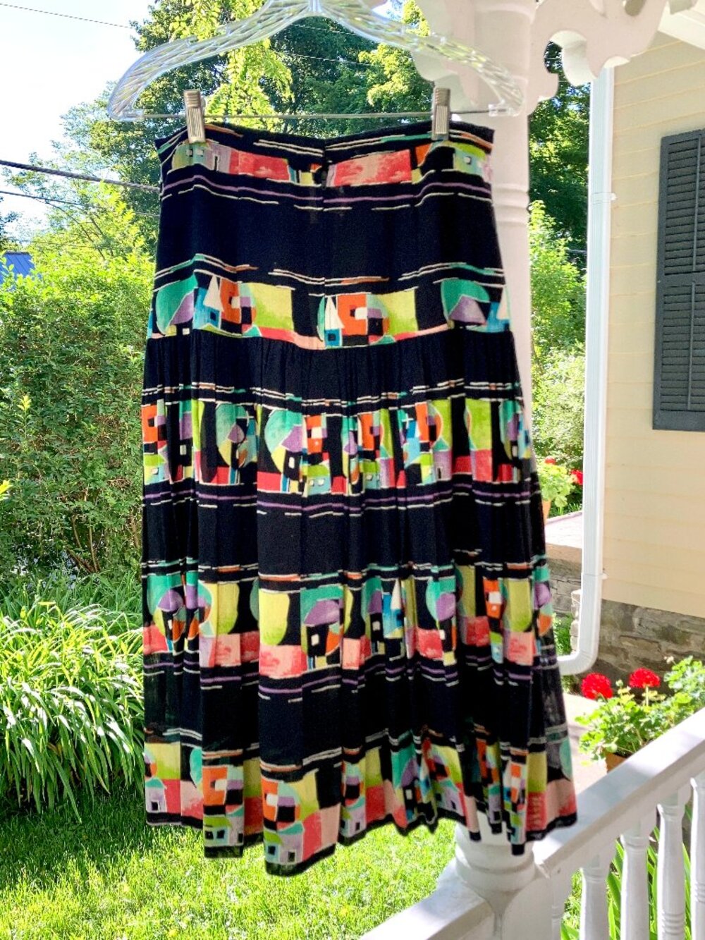 "Fiddlestix New York'" Retro Flounce Skirt with Lining